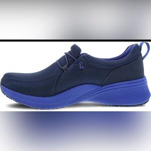 Dansko Marlee Mesh Slip Resist Slip On Walk Comfort Shoe Blue Women 8.5-9 EU39